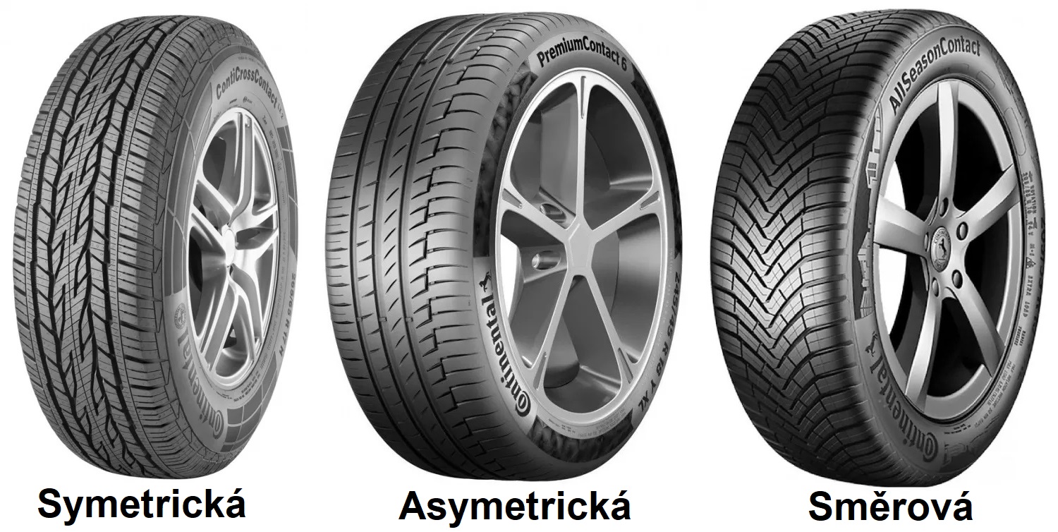 Typy konstrukce pneumatik